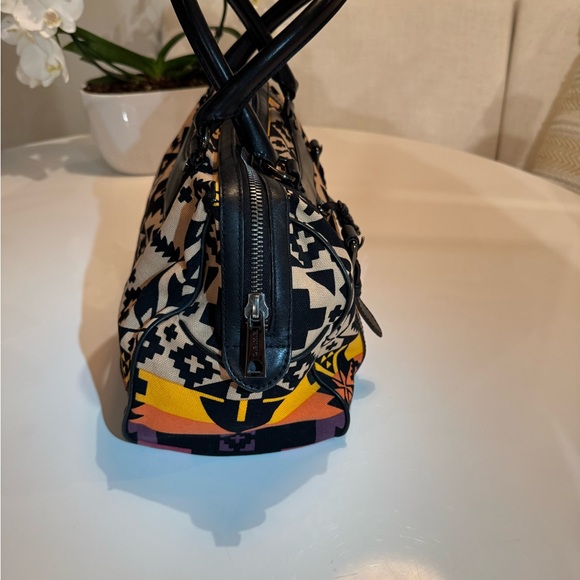 MEMORIAL DAY SALE! 🧡 L.A.M.B. Colville Satchel Southwest Style Designer Handbag - Picture 7 of 12